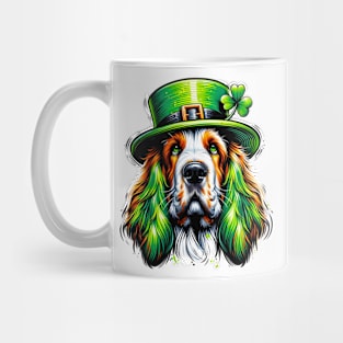 Grand Basset Griffon Vendeen Celebrates Saint Patrick's Day Mug